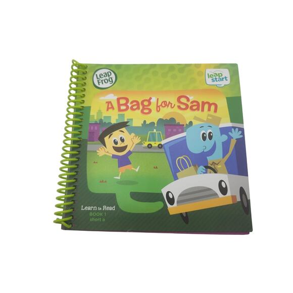 LeapFrog Leap Start Learn to Read Book 1 A Bag for Sam Education Short A Sound - Picture 1 of 4